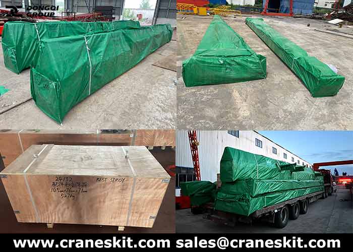 10 ton gantry crane exported to Uzbekistan