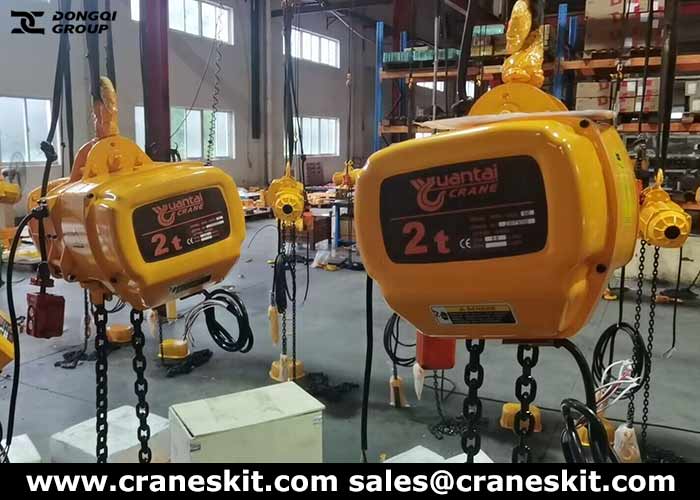 Canada 2 ton jib hoist production