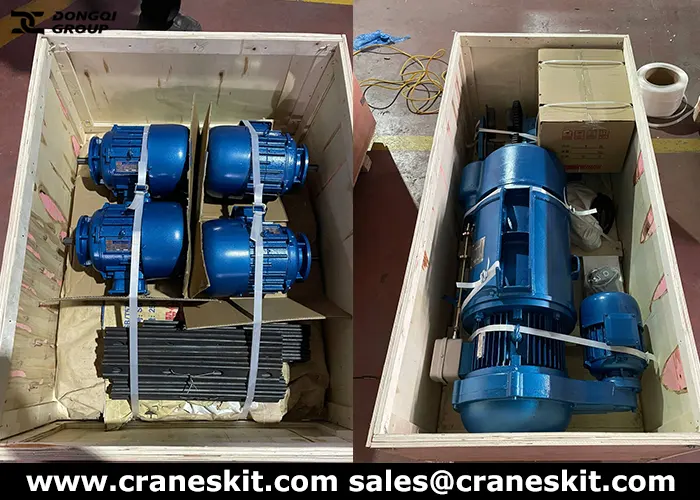 double speed 5 ton wire rope hoist motors