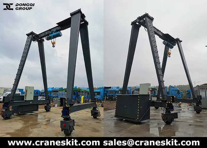 single girder rubber tyred gantry crane for sale