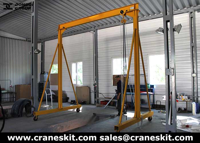 manual portable gantry crane for sale