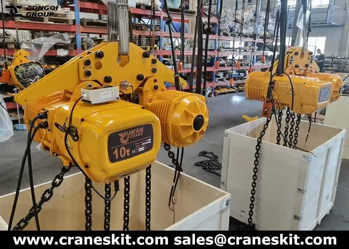 USA 10 ton portable gantry hoist production