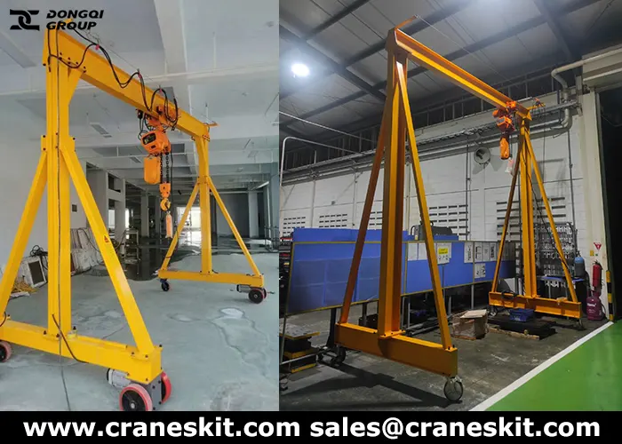 5 ton small gantry crane for sale to mexico