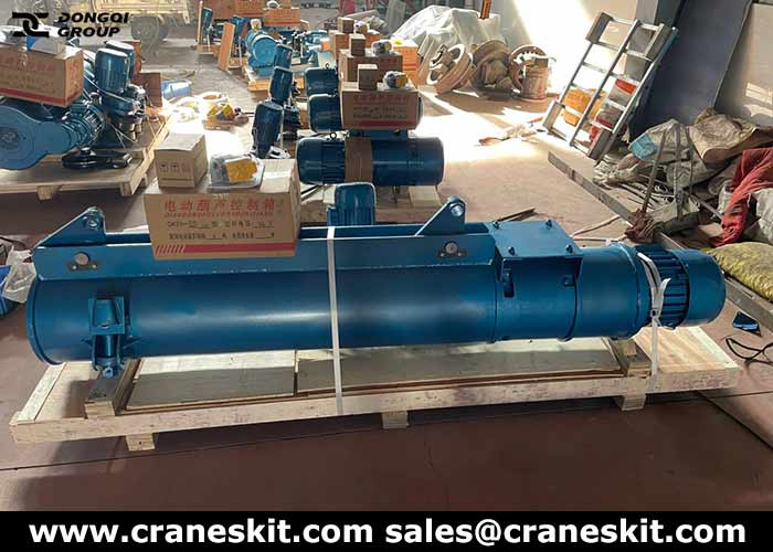 3 ton 35m wire rope hoist for sale to Thailand