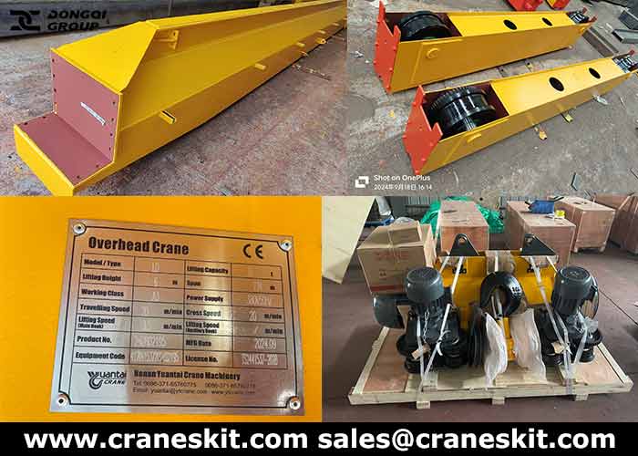 16 ton 7.94m overhead crane for sale Pakistan