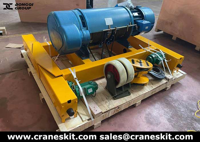 double girder 10 ton hoist for sale to Chile