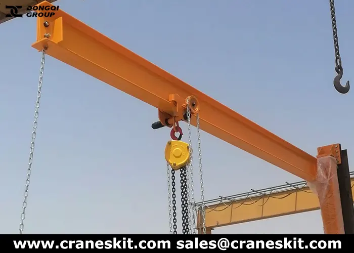 1 ton wall mounted I beam jib crane in philippines