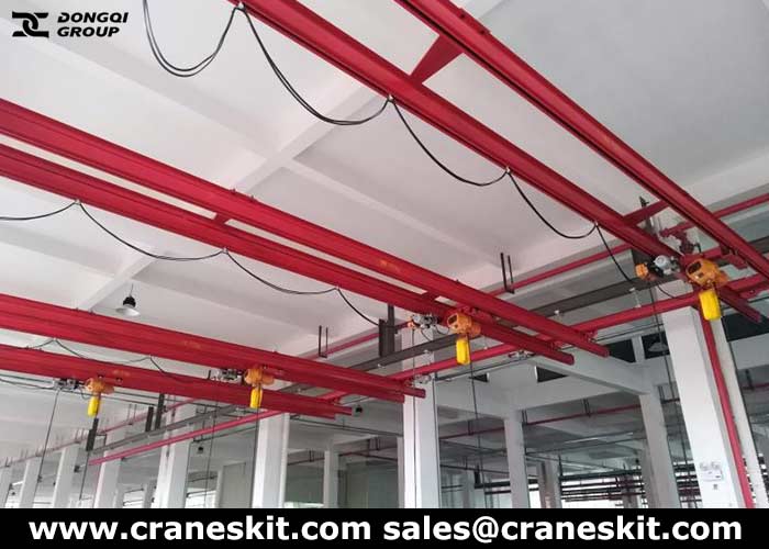 KBK track and rail installation method