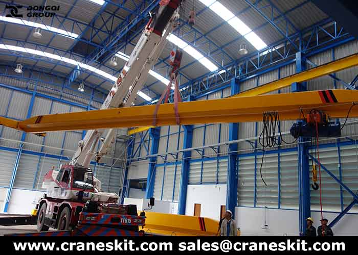 16 ton overhead crane installed in pakistan