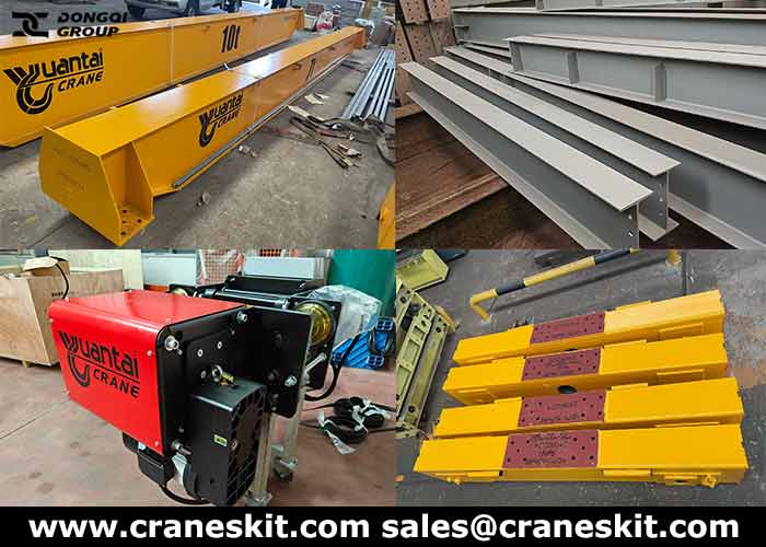 HD 7 ton fem crane with monorail hoist for sale Chile