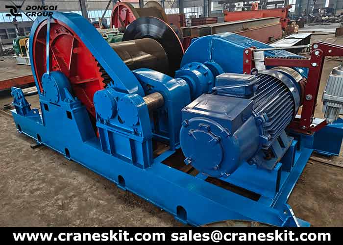 50 Ton Winch for Uruguay Construction Sites