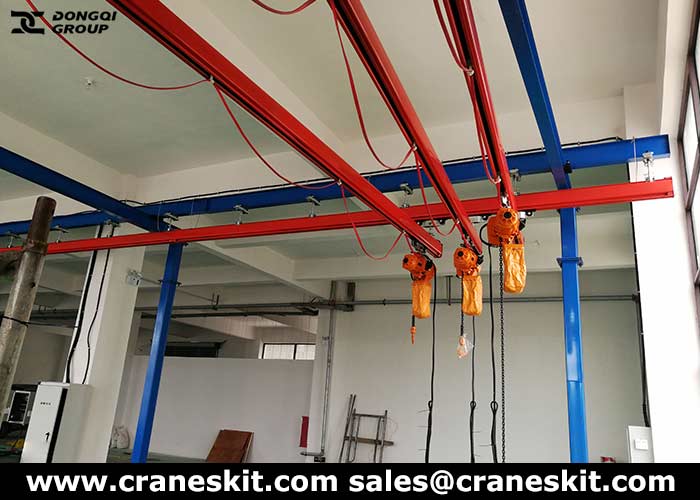 2 Ton Freestanding Bridge Crane for Sale to Spain