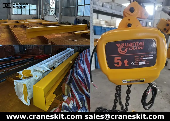 5 ton fixed height steel gantry crane for mexico