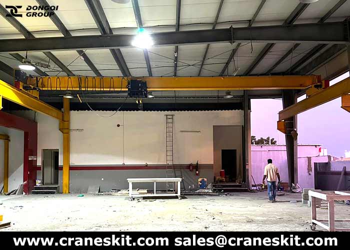 HD 7T Overhead Crane for Maintenance Workshop in Chile