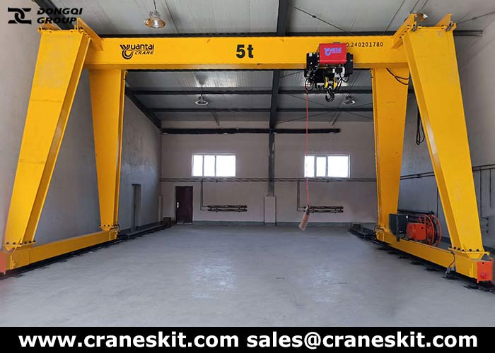 European standard 5t gantry crane for sale in UAE