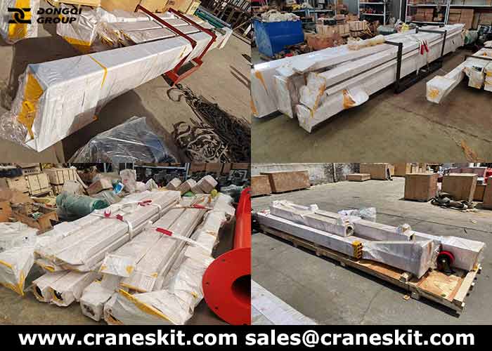 Adjustable height gantry cranes exported o Argentina