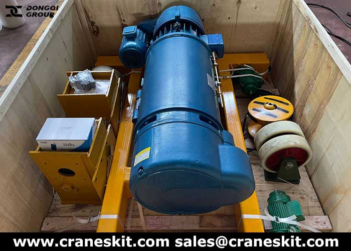 double girder 10 ton hoist exported to Chile