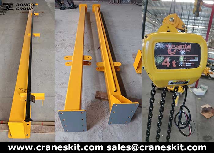 Australia 4 ton gantry crane with hoist production