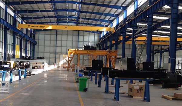 fem electric hoist 10 ton single girder overhead crane