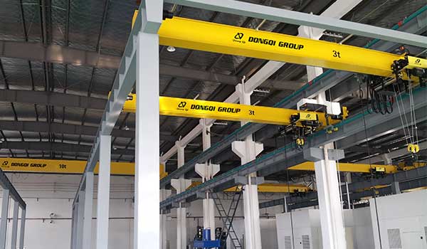 fem electric hoist 3 ton single girder overhead crane