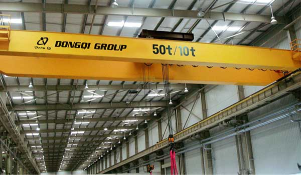 fem electric hoist 50 ton double girder overhead crane