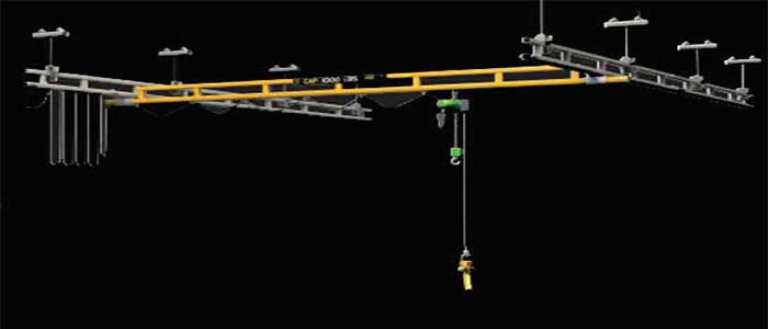 ceiling mounted workstation crane