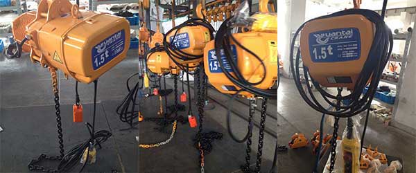 1.5 ton electric hoists