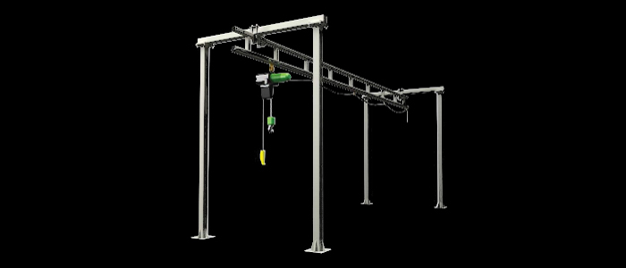 monorail workstation crane