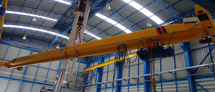 overhead crane installation