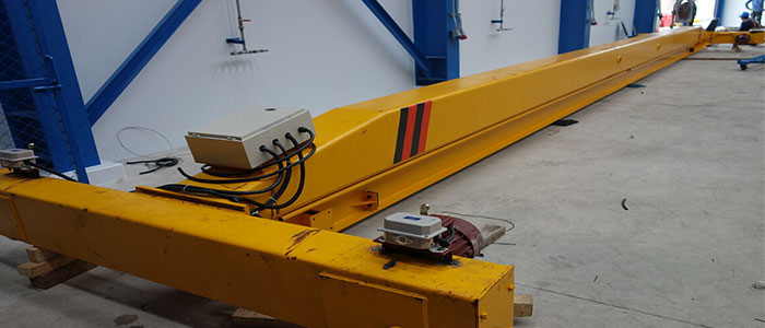 Single girder overhead crane installation