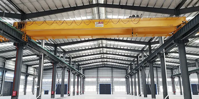 European style double girder overhead crane