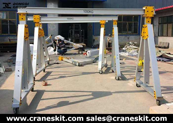 1 ton aluminum gantry crane for sale