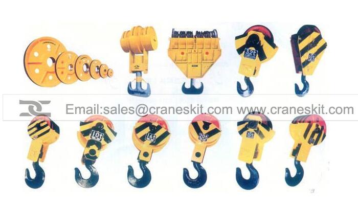 Crane hook group for sale - Crane parts of DQCRANES