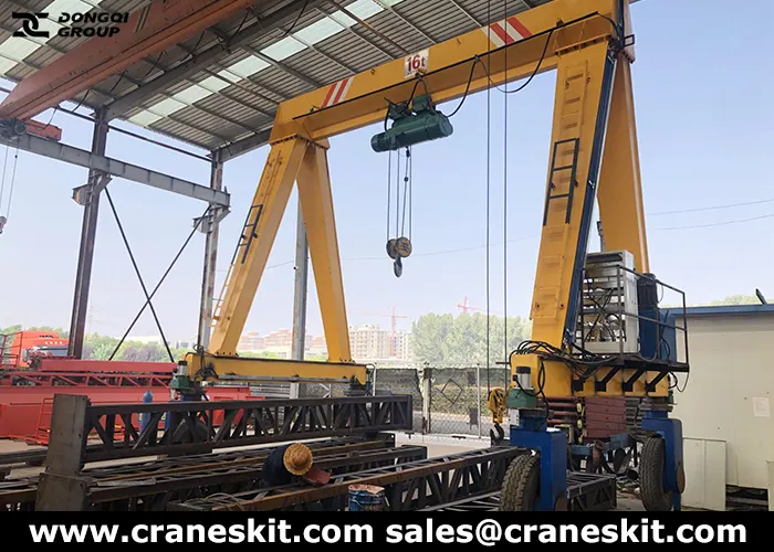 a frame rubber tyred gantry crane for sale