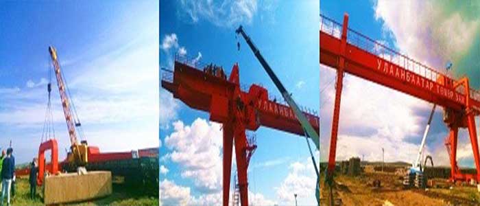 gantry crane images for crane installation