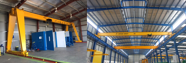 Gantry crane-and-overhead-crane