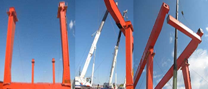 gantry crane installation images