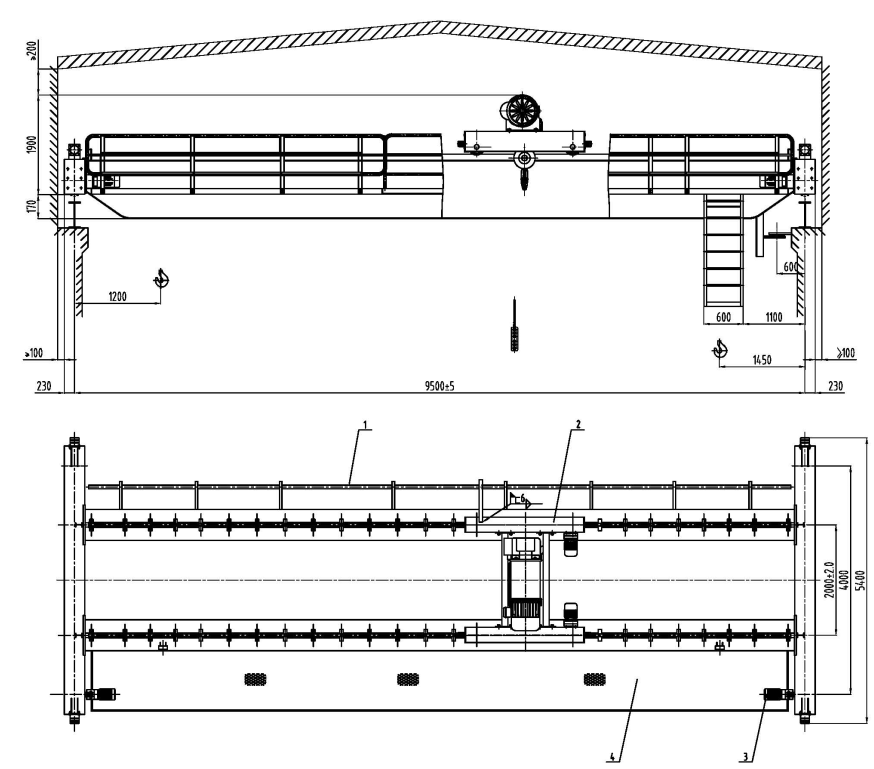 Double girder overhead cranes for power station| Overhead Crane Honduras