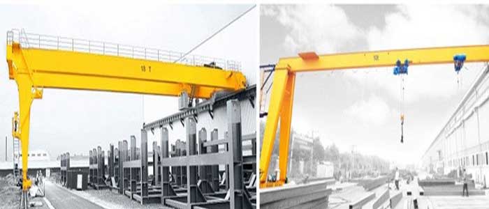 Semi gantry crane 