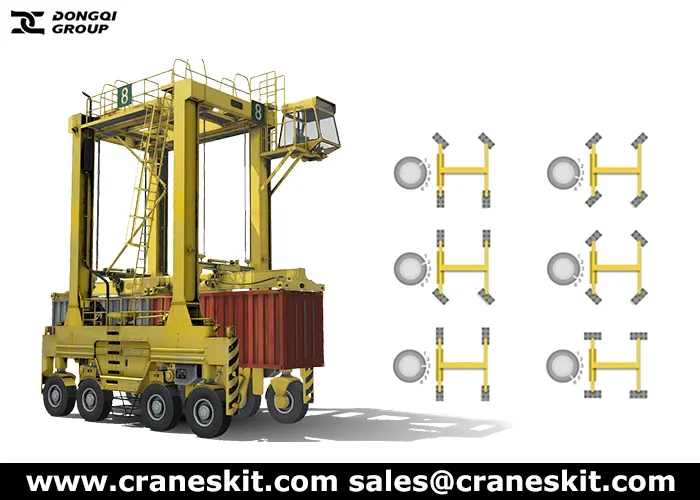 straddle carrier six steering modes